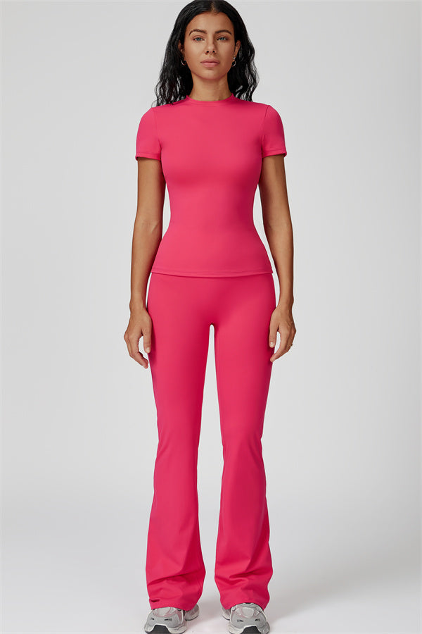 The Oasis T-shirt Flared Leggings 2-Piece Set
