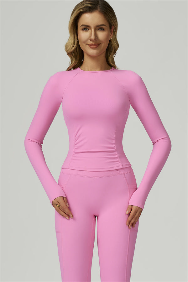 The FlexFit Active Top Leggings 2-Piece Set Magenta