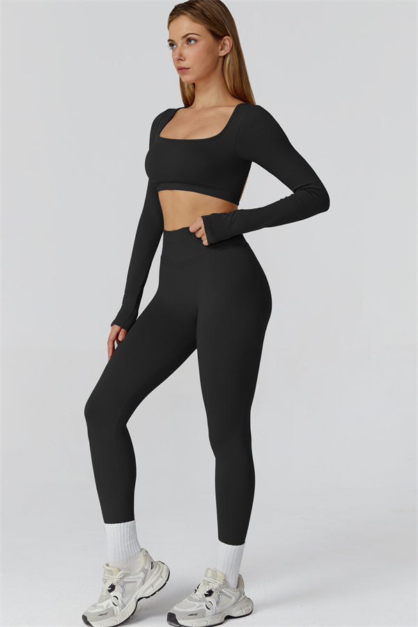 The Reign Long Sleeve Crop Top