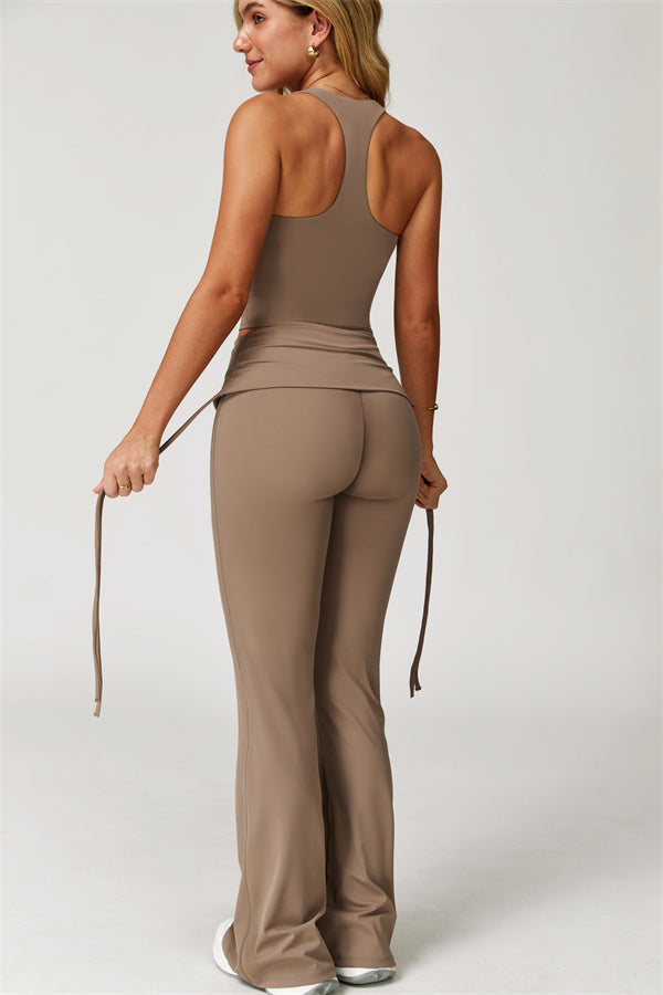 Alani V Top & Flared Folded Set