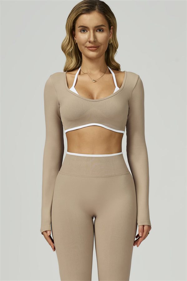 The Prime Line Long Sleeve Crop Top