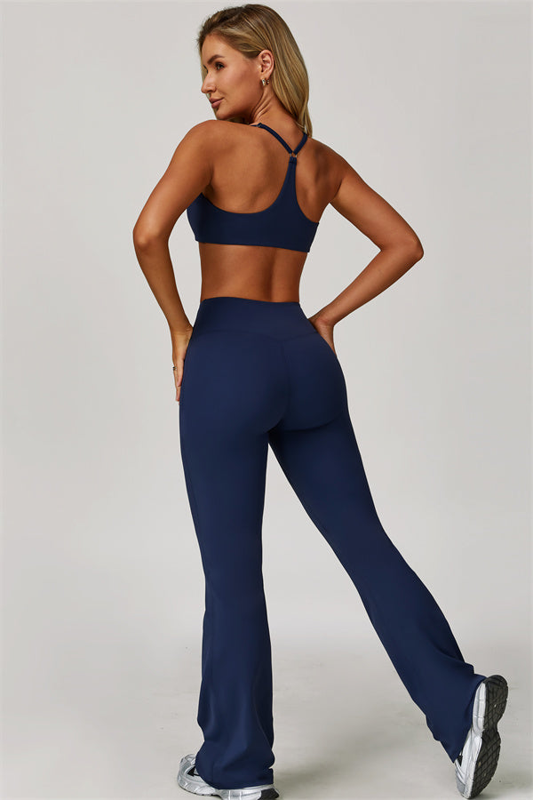 The Refresh Sports Bra Flared Leggings 2-Piece Set
