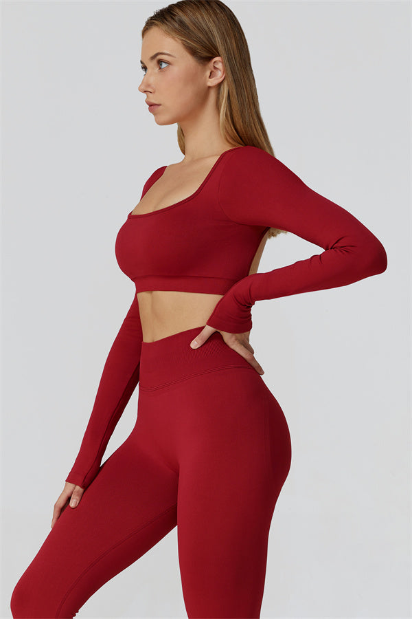The Reign Long Sleeve Crop Top