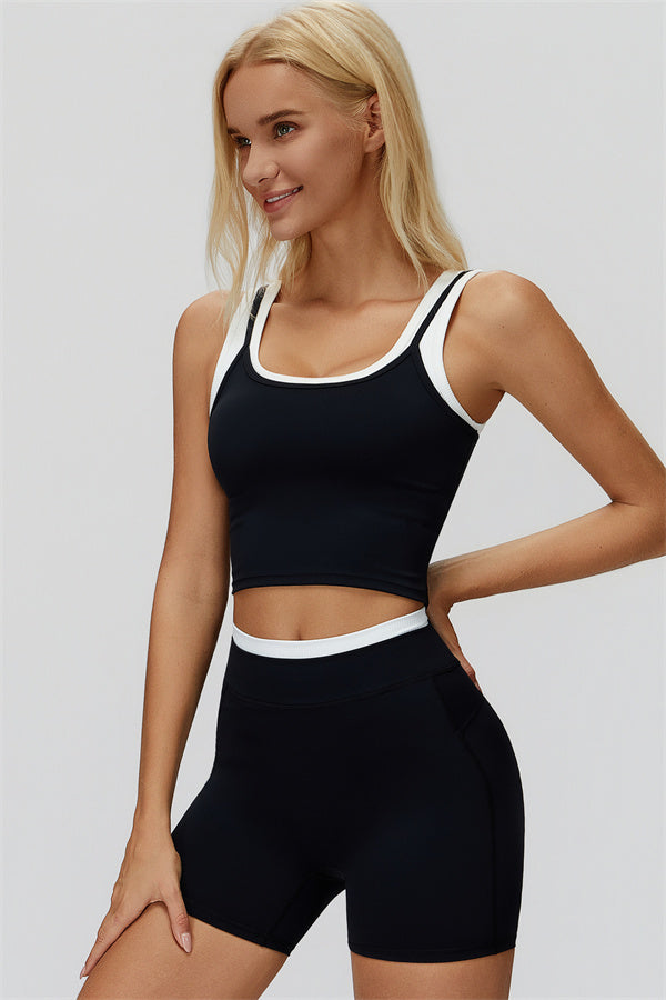 The Canyon Crop Tank Shorts 2-Piece Set