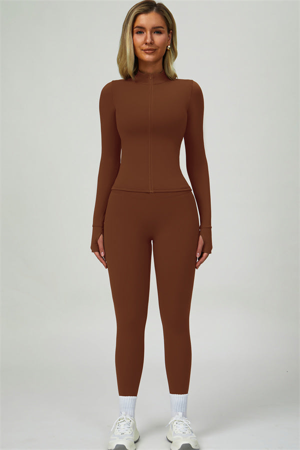 The Seraphine Jacket Sports Bra Leggings 3-Piece Set