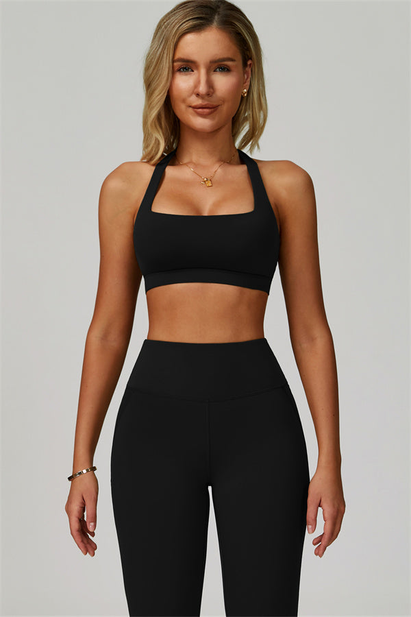 The Bold Halter Sports Bra Leggings 2-Piece Set