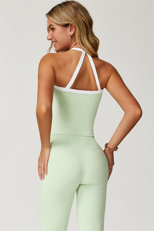 The Quest Cross Back Crop Top Leggings 2-Piece Set