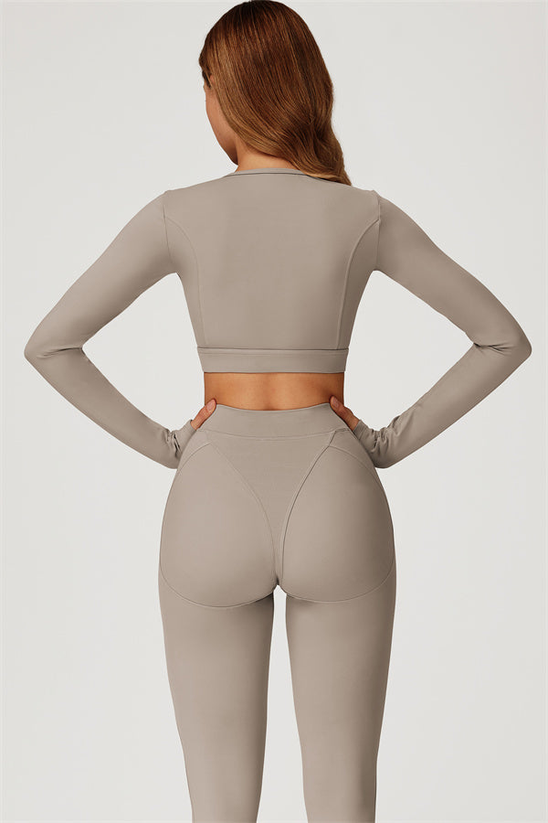 The Conquer Long Sleeve T-shirt Leggings 2-Piece Set
