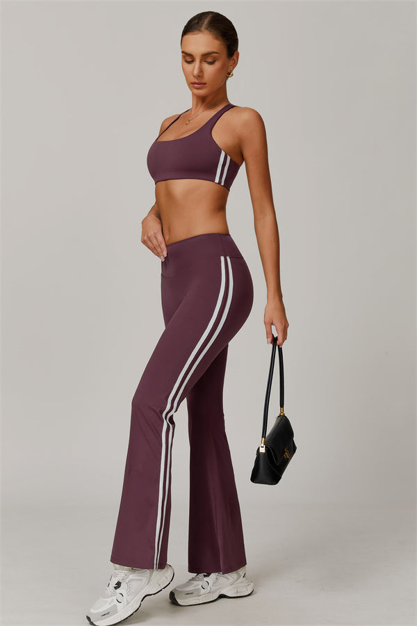 The Splendor Sports Bra Flared Leggings 2-Piece Set