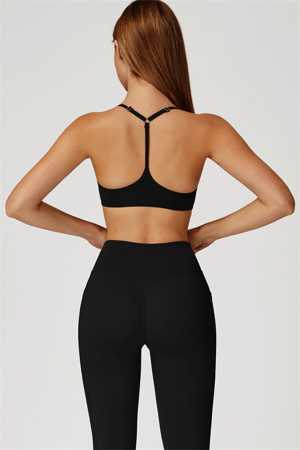 The Propel Sports Bra Leggings 2-Piece Set Black
