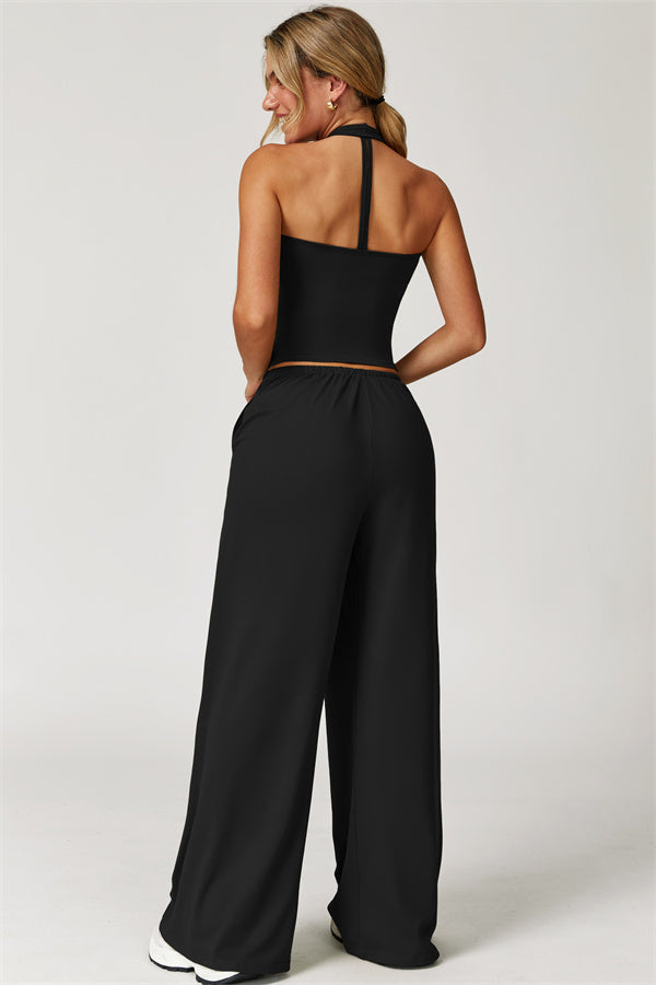The Sprint Halter Tank Top Sweatpants 2-Piece Set