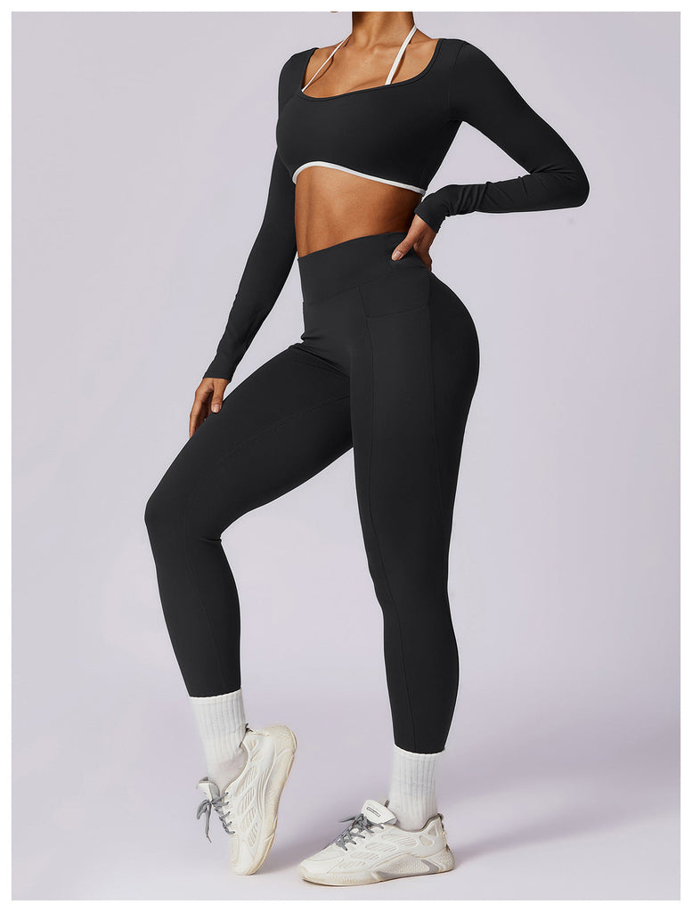 Noelle Contrast Longsleeve Top