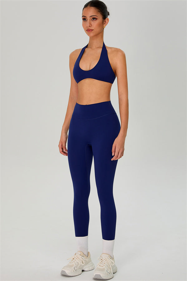 The Solid Sports Bra Leggings 2-Piece Set