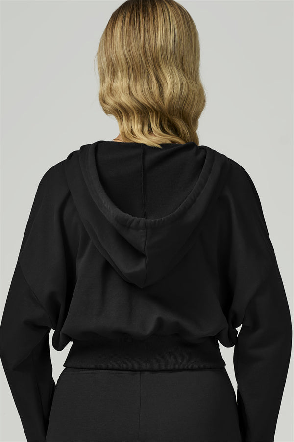 The FlexFit Crop Hoodie Shorts 2-Piece Set