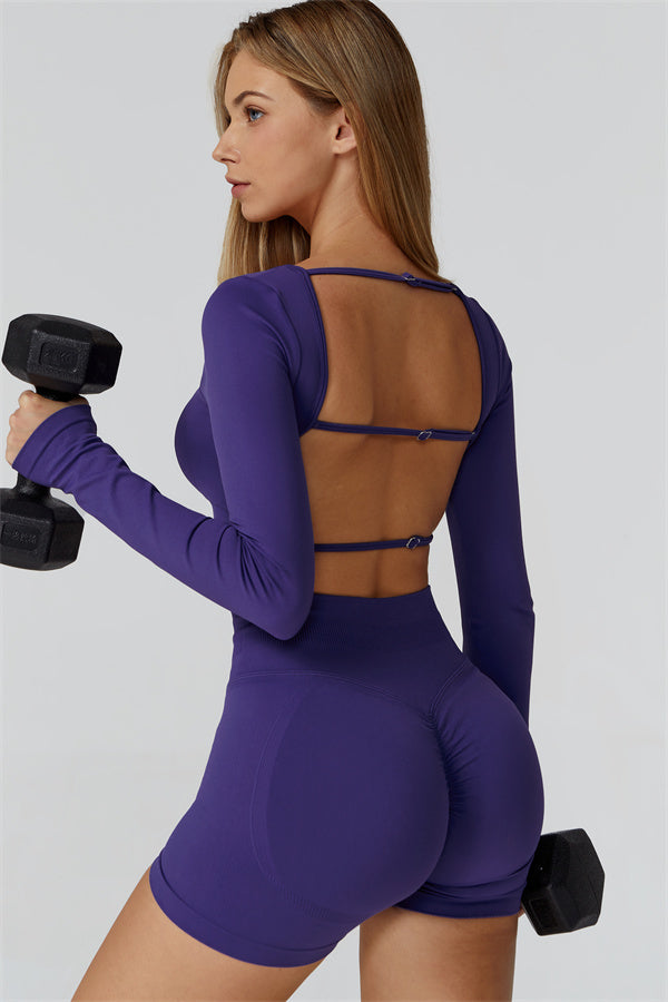 The Reign Long Sleeve Crop Top