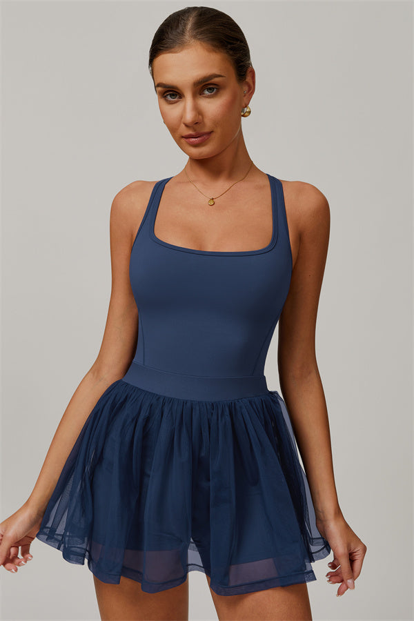 The Pearl Tennis Dress Cobalt