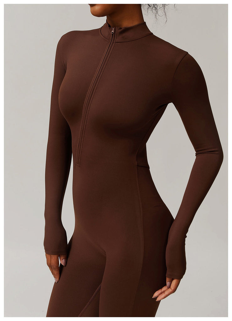 Fleeced Super Sculpt Longsleeve Jumpsuit (size down)