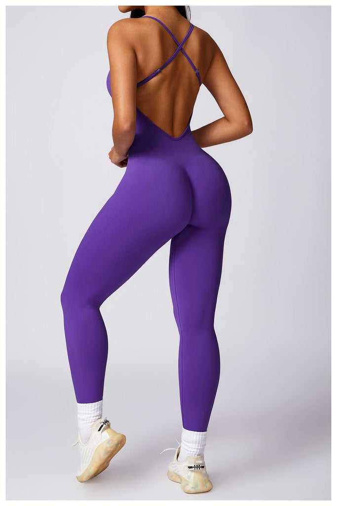 Seamless Scrunch Back Jumpsuit