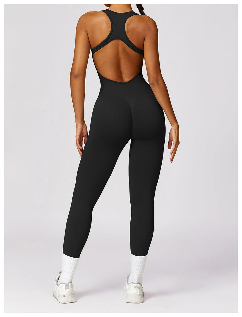 Mila Backless Racer Jumpsuit