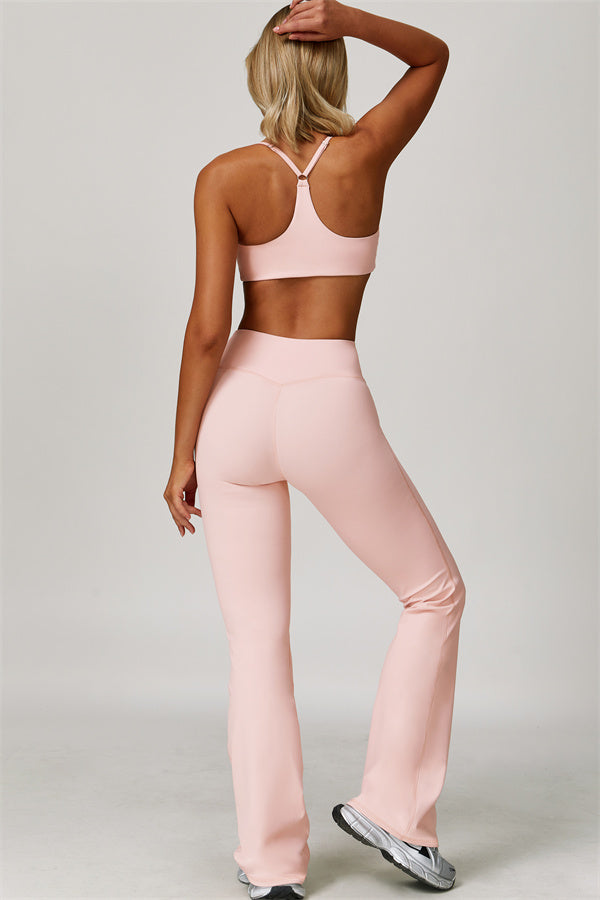 The Refresh Sports Bra Flared Leggings 2-Piece Set