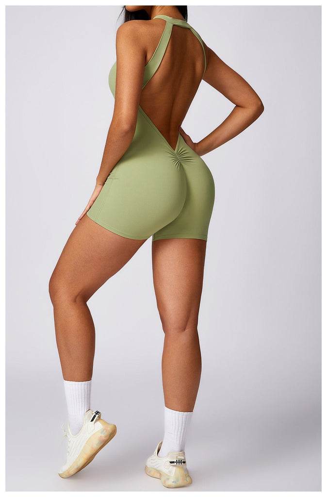 Christine Sculpt Backless Romper