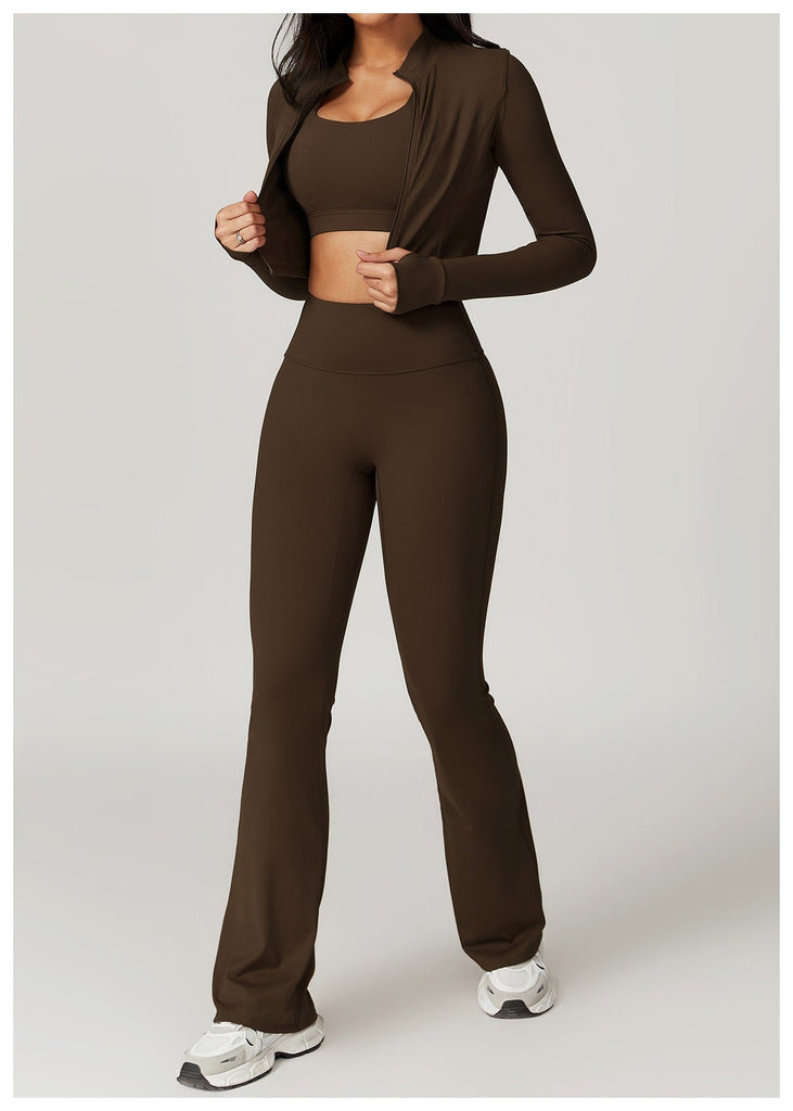 Thea Zip Longsleeve Top