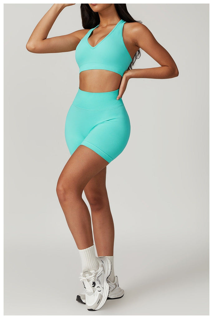 Avery Halter Top & Shorts Set