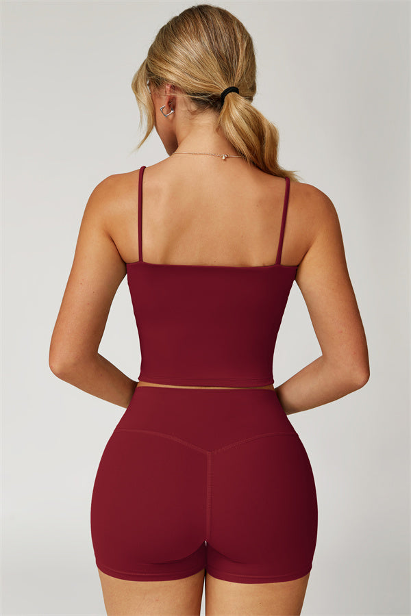 The Agile Crop Top Shorts 2-Piece Set