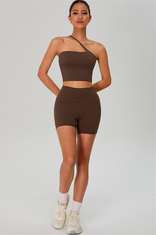 The Jewel One-Shoulder Crop Top