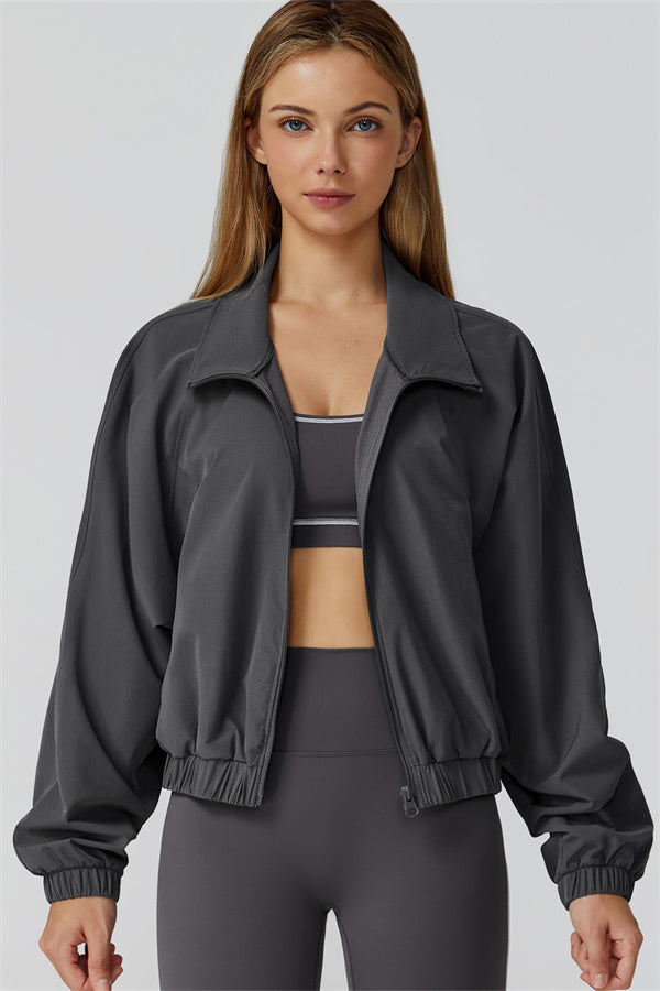 The Venus Zip Jacket Shuttle Grey