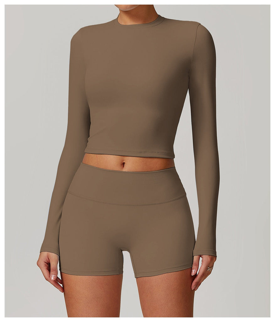 Butter Longsleeve Crop Top