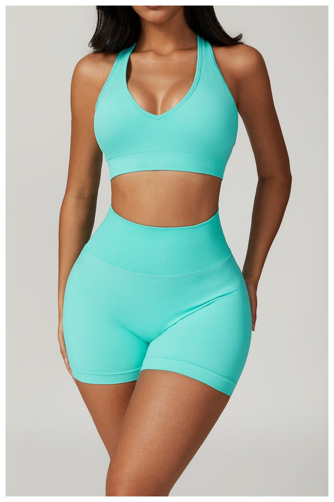 Avery Halter Top & Shorts Set