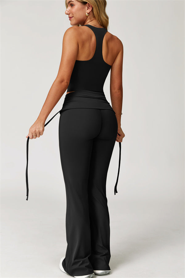 Alani V Top & Flared Folded Set