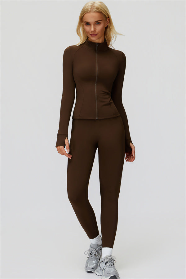 The FemmeFit Zip Jacket Leggings 2-Piece Set