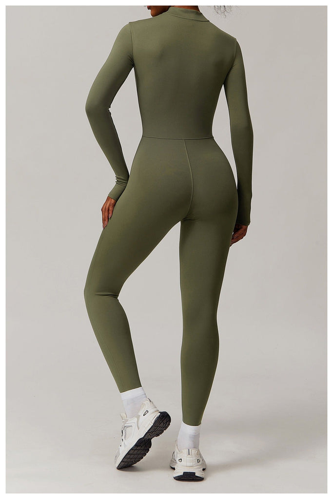 Fleeced Super Sculpt Longsleeve Jumpsuit (size down)