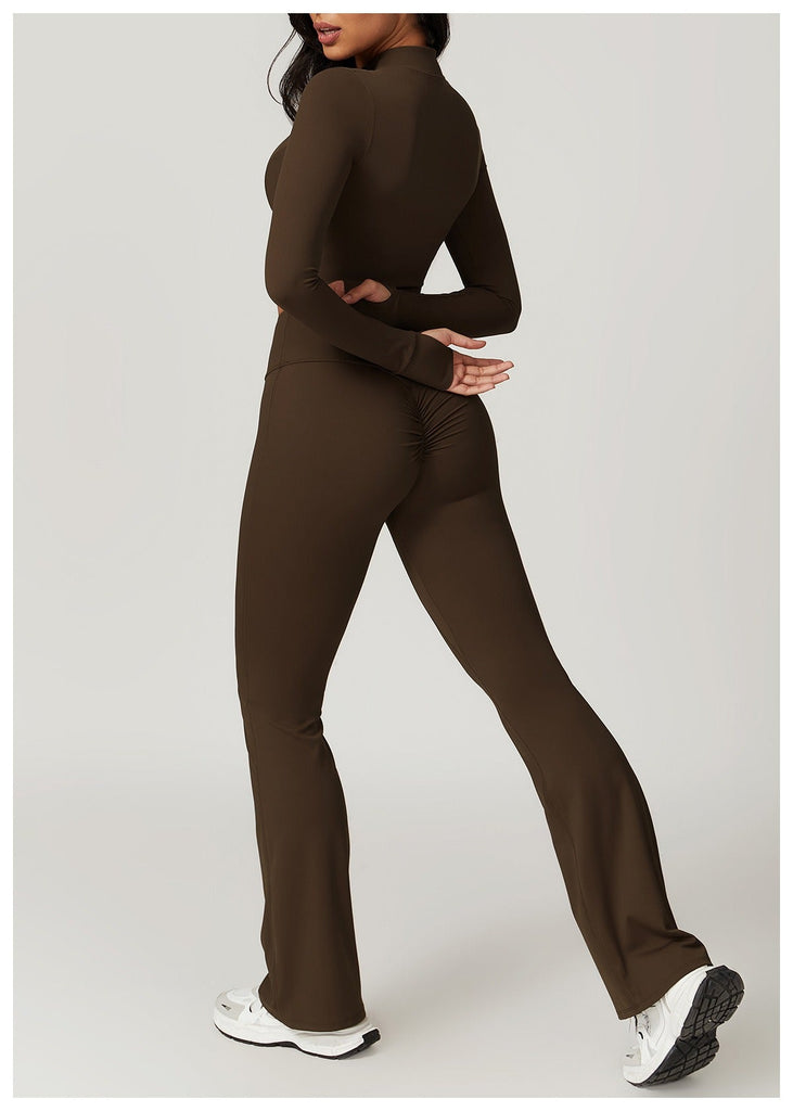 Thea Zip Longsleeve Top