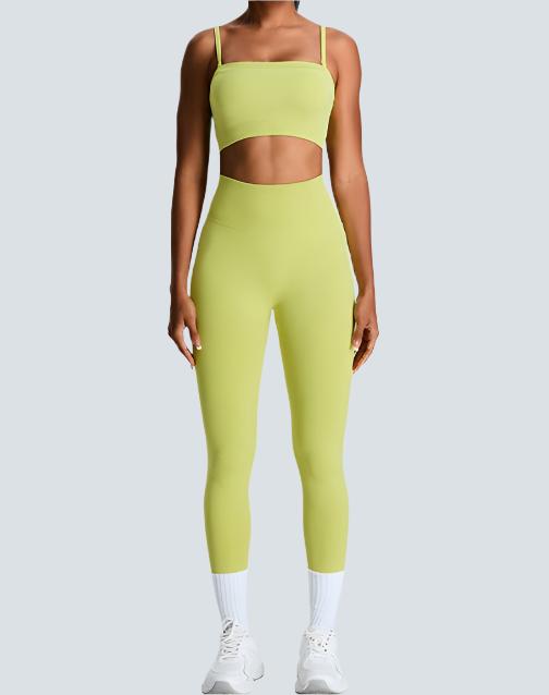 Mari Seamless Bra Top & Leggings Set Neon