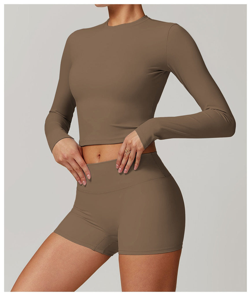 Butter Longsleeve Crop Top