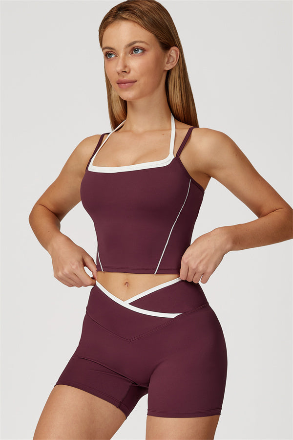 The Radiant Crop Top Shorts 2-Piece Set