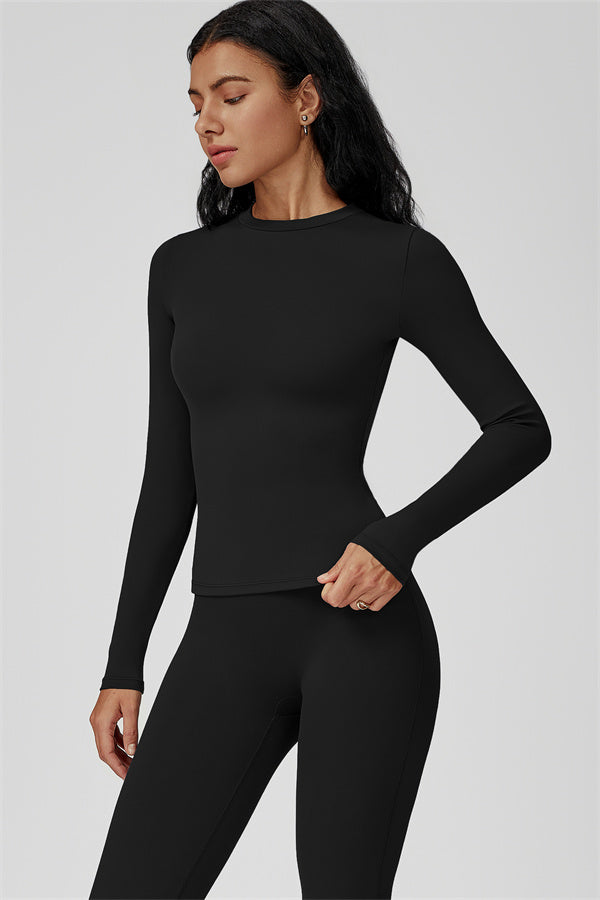 The Oasis Long Sleeve T-shirt Flared Leggings 2-Piece Set