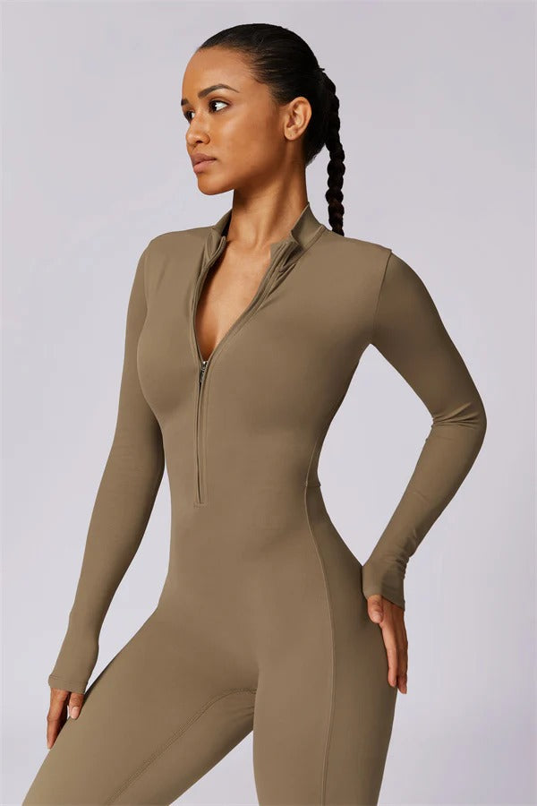 Isabella Grace Jumpsuit Moccasin