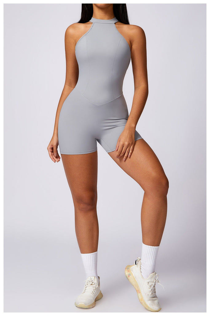 Christine Sculpt Backless Romper