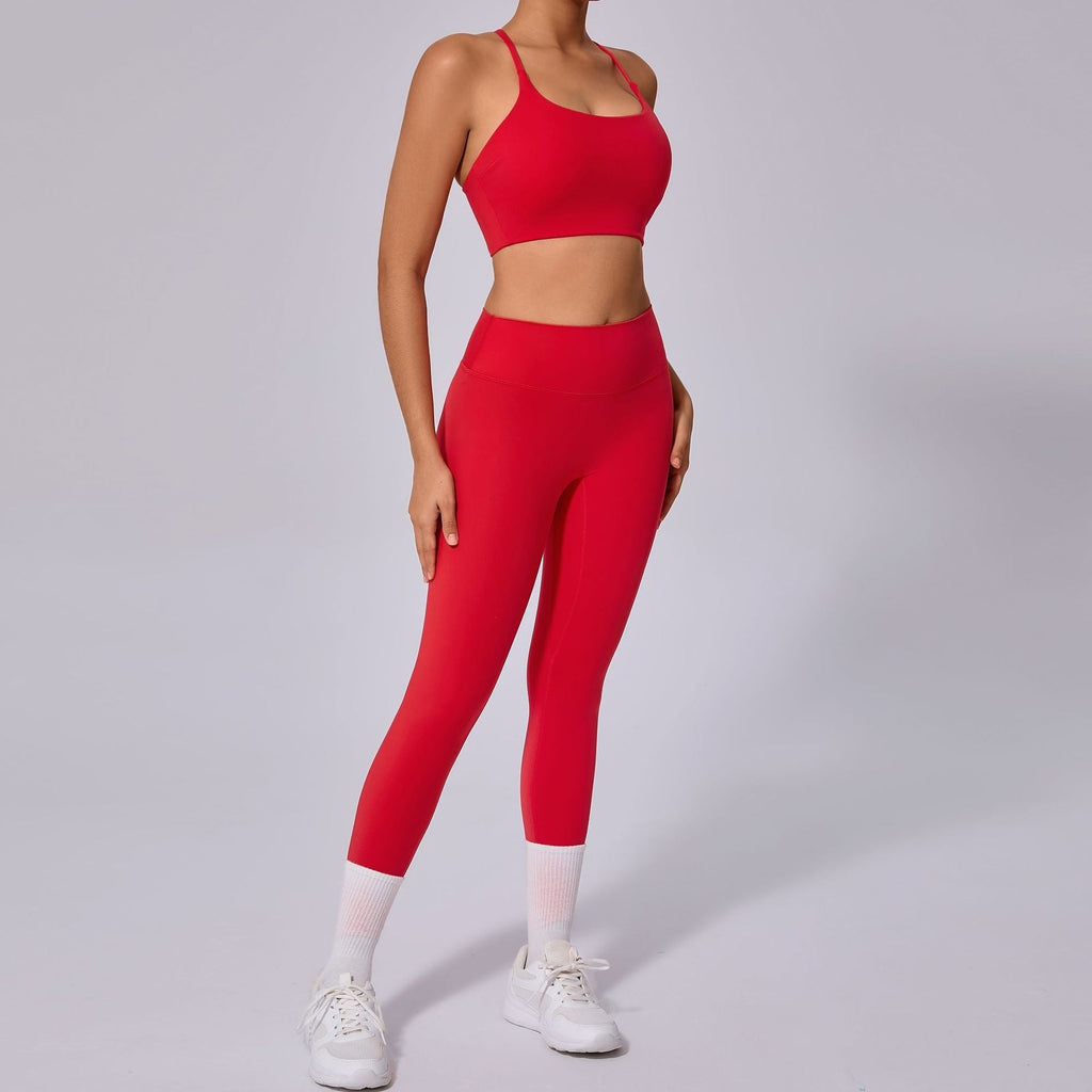 Sylvia Cross Back Top & Leggings Set