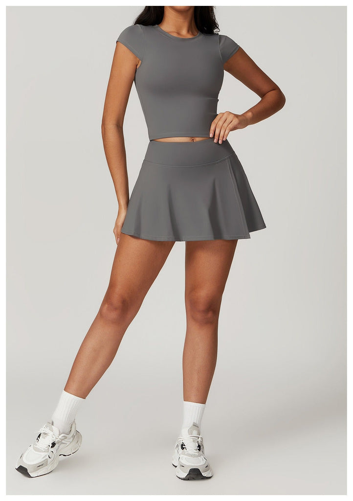 Talia Side Slit Skort