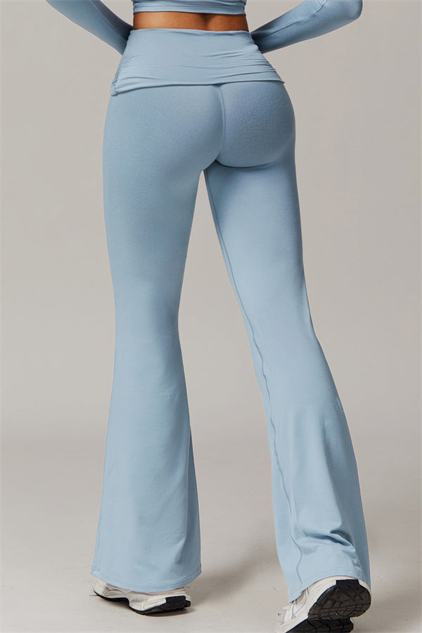 The Luxe Flared Leggings Cornflower