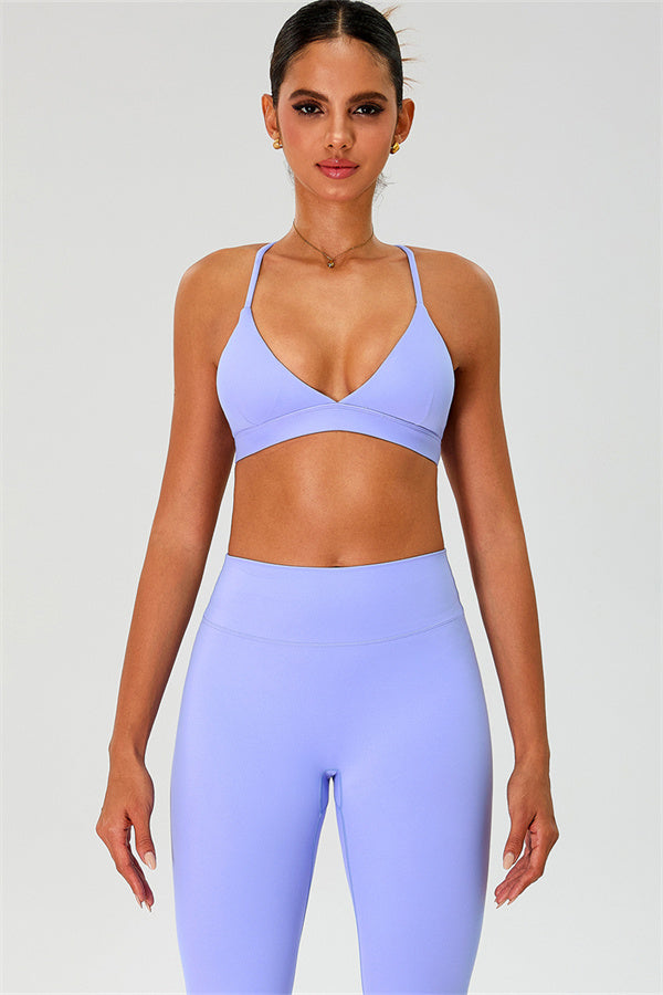 The Ember Sports Bra Leggings 2-Piece Set Periwinkle