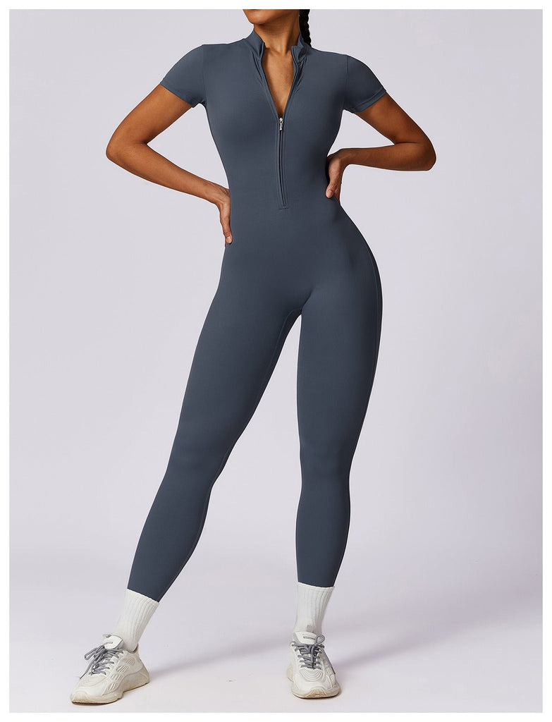 Super Sculpt Short Sleeve Jumpsuit (size down)