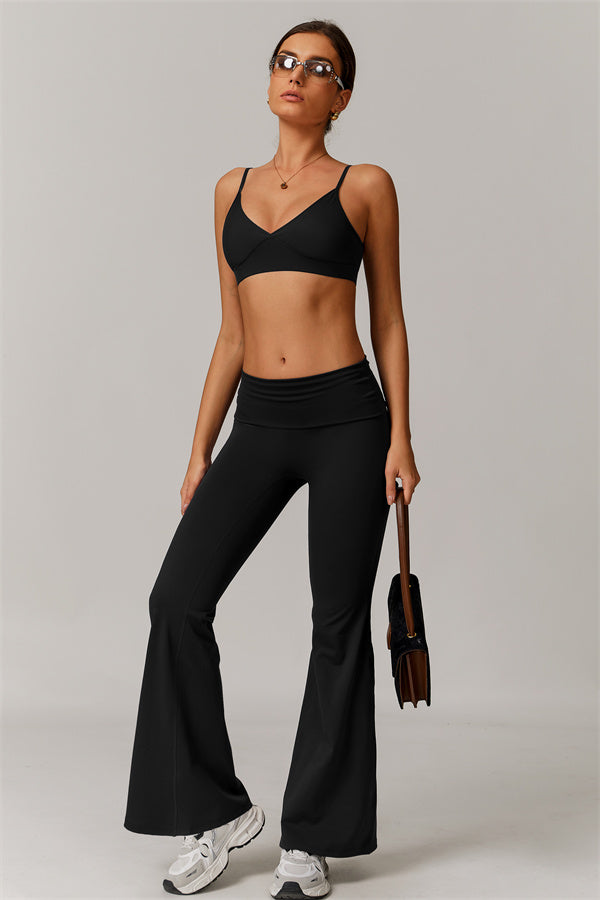 The Vigor Sports Bra Flared Leggings 2-Piece Set