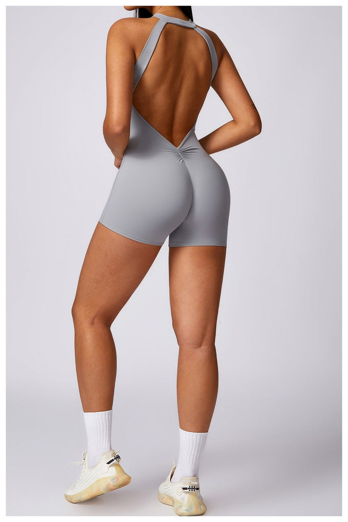 Christine Sculpt Backless Romper