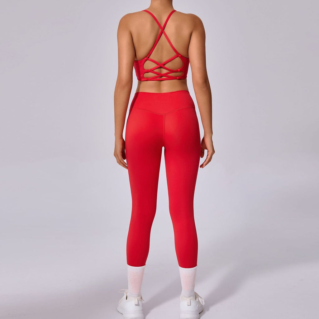 Sylvia Cross Back Top & Leggings Set